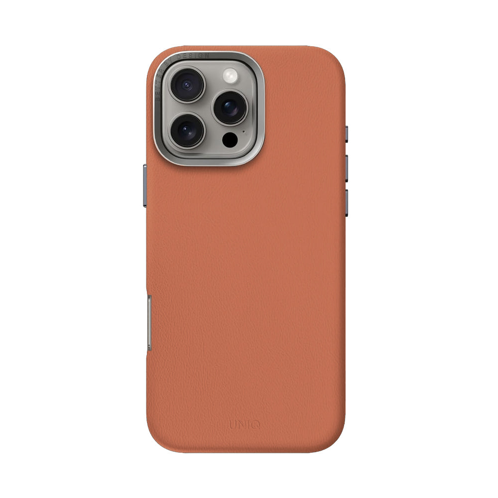 Uniq Lyden Vegan Leather Case For iPhone 16 Series - Gray