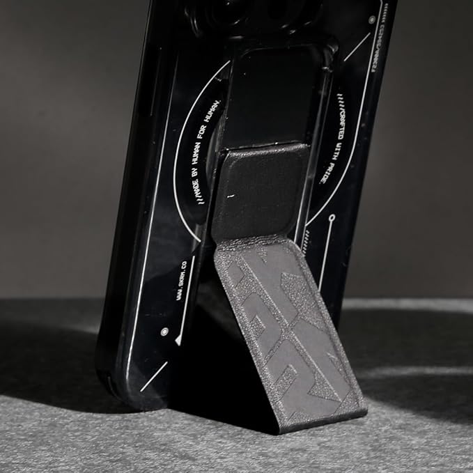 Skinarma HELIO Mag-Charge iPhone 16 Series with Grip Stand - Black