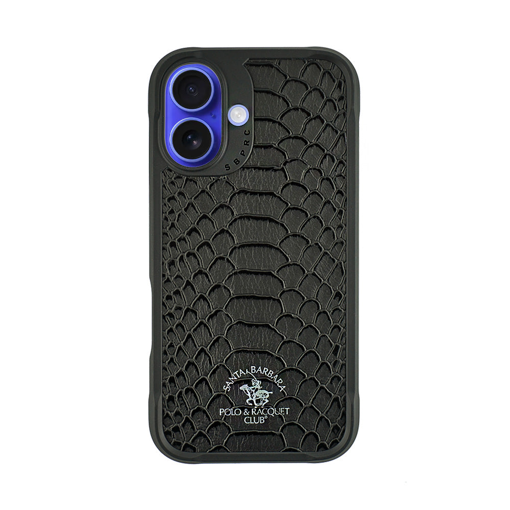 Santa Barbara Polo & Racquet Club Knight Series Case for iPhone 16 Plus - Black