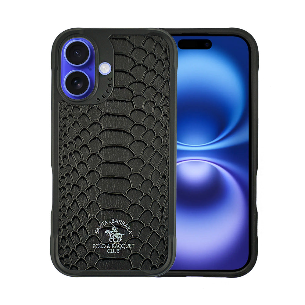 Santa Barbara Polo & Racquet Club Knight Series Case for iPhone 16 Plus - Black