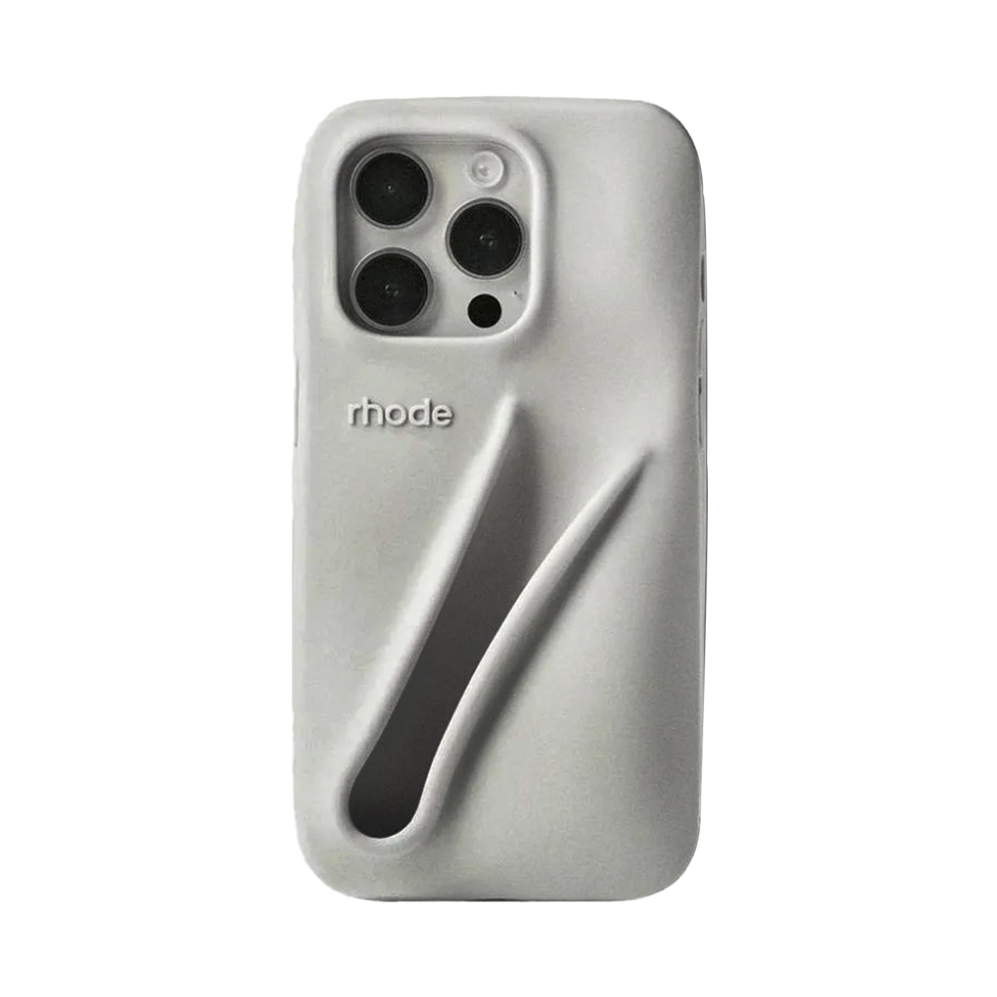 Rhode Lip Case iPhone 16 Pro Max ( Case Only ) - Gray