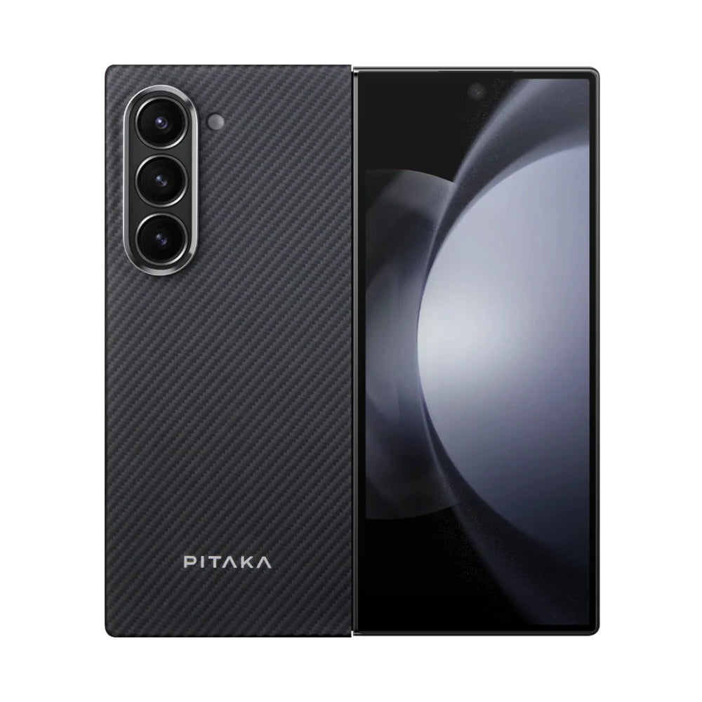Pitaka Tactile Woven Case for Samsung Z Fold 6 - Black