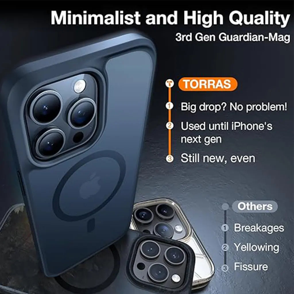 Magnetic Guardian Designed for iPhone 15 Pro Max Case