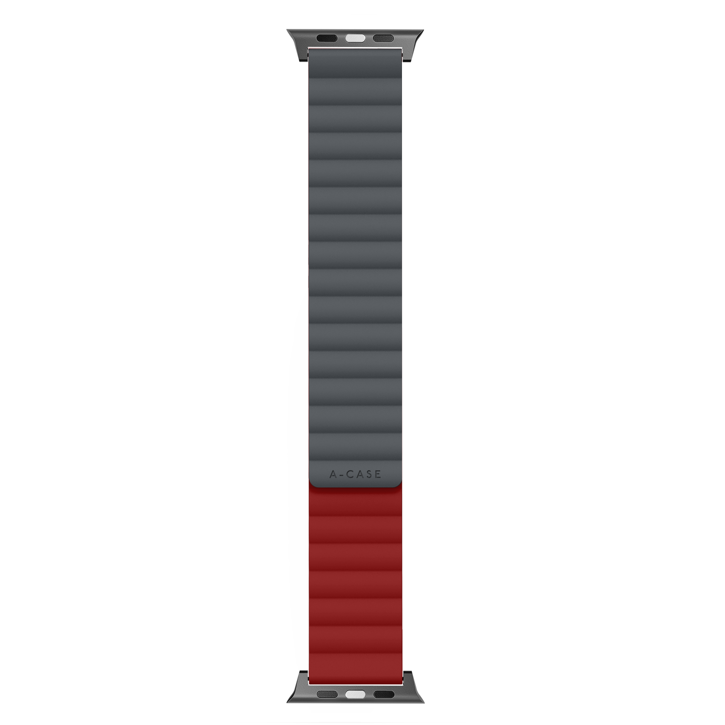 Invix Apple Watch Silicone Magnetic Band - Red/Gray