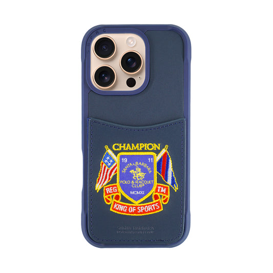 Santa Barbara Polo & Racquet Club Abner Series Case for iPhone 16 Series - Blue