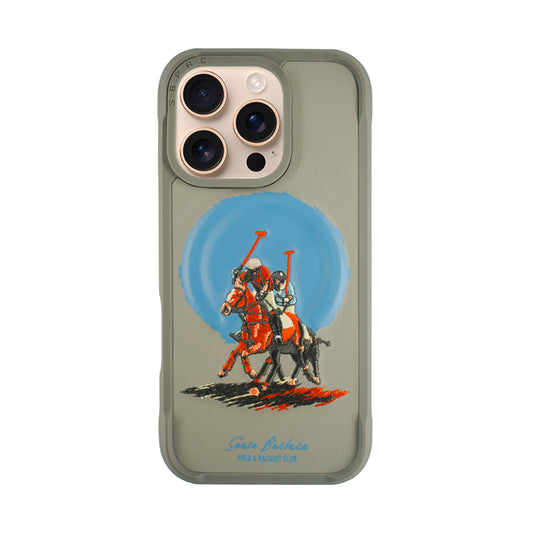 Santa Barbara Polo & Racquet Club Aubrey Series Case for iPhone 16 Series - Gray