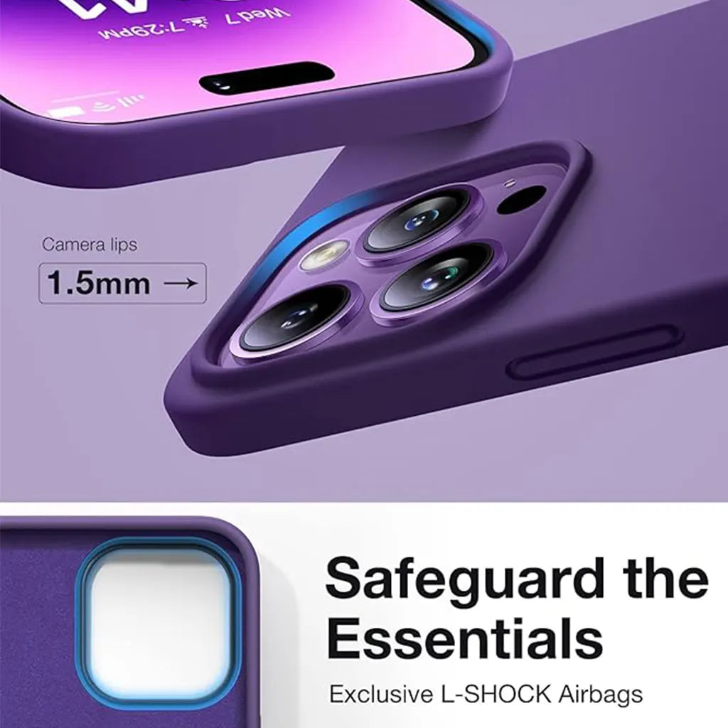 2023 𝗡𝗘𝗪 Magnetic Silicone for iPhone 14 Pro Max Case