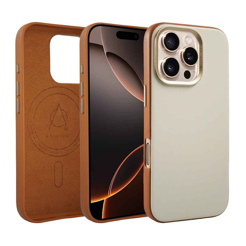 A-case Kilyos case for iPhone 16 Series - Brown