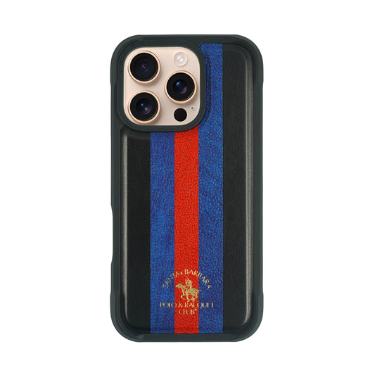 Santa Barbara Polo & Racquet Club Barton Series Case for iPhone 16 Series - Black/Blue