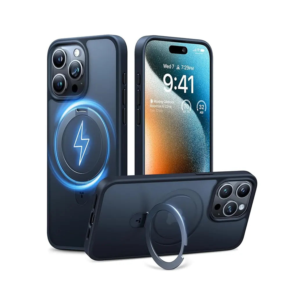 Shockproof   with Magnetic Invisible Stand for iPhone 14 Pro Case