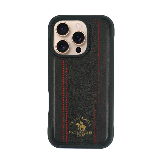 Santa Barbara Polo & Racquet Club Barton Series Case for iPhone 16 Series - Black