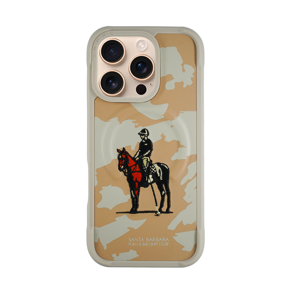 Santa Barbara Polo & Racquet Club Virgil Series Case for iPhone 16 Series - Brown