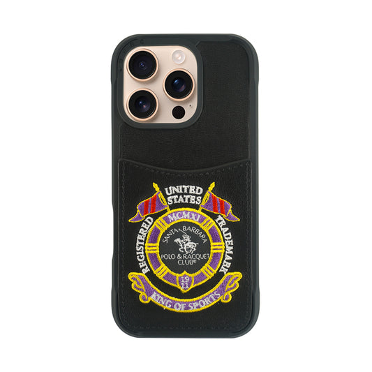 Santa Barbara Polo & Racquet Club Abner Series Case for iPhone 16 Series - Black