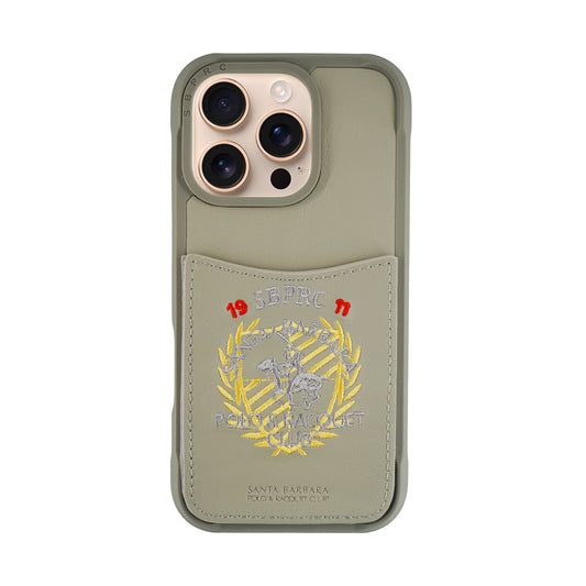 Santa Barbara Polo & Racquet Club Abner Series Case for iPhone 16 Series - Gray