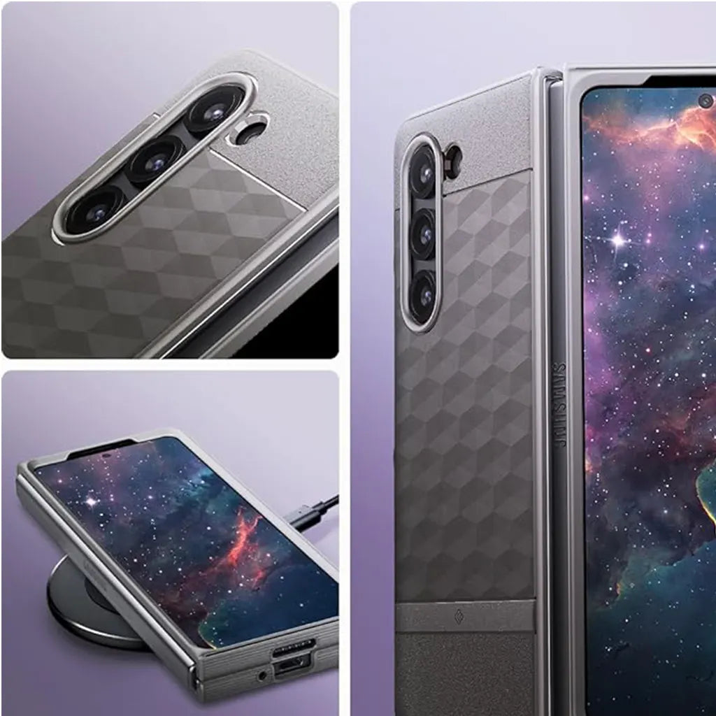 Parallax [3D Ergonomic Design] Full-Body Protective Case Compatible with Samsung Galaxy Z Fold 5 Case