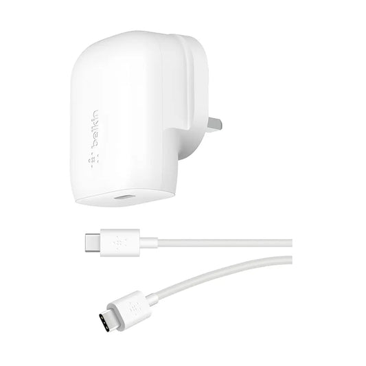 Belkin 30W USB C wall charger with PPS, Power Delivery