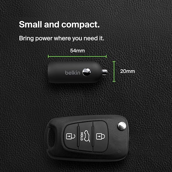 Belkin BOOST↑CHARGE™ 30W Fast Car Charger