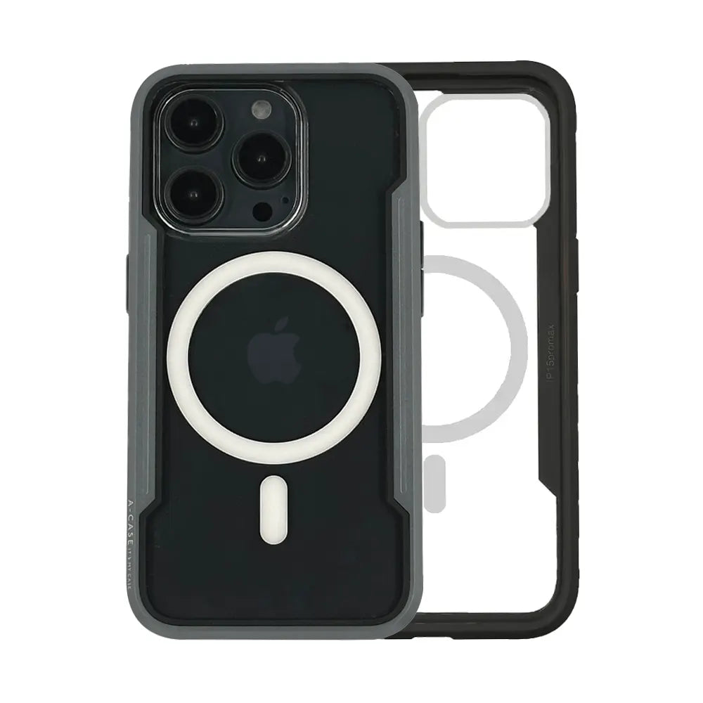 Asker Series For iPhone 15 Pro Max - Gray