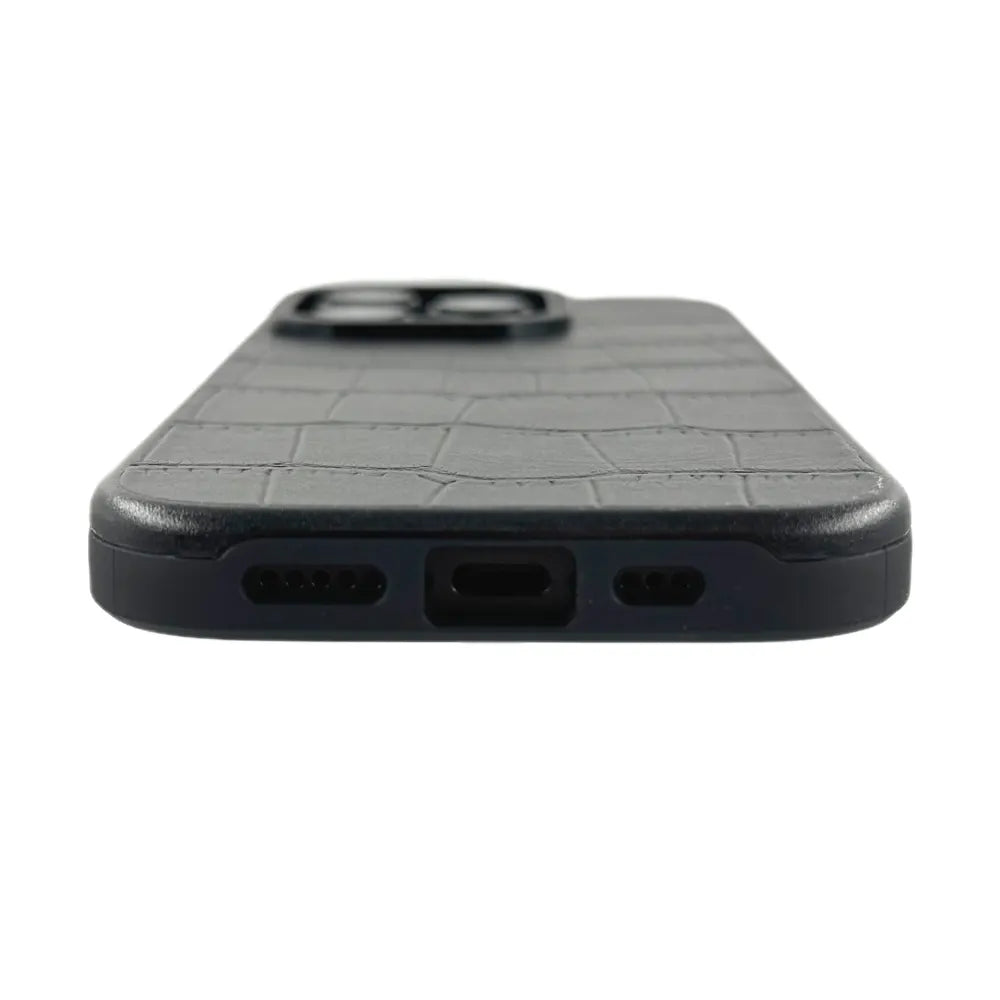 Javan Series For iPhone 15 Pro Max Leather case - Black