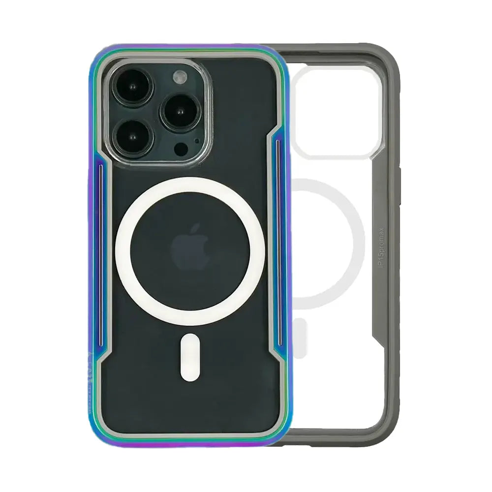 Asker Series For iPhone 15 Pro Max - Rainbow