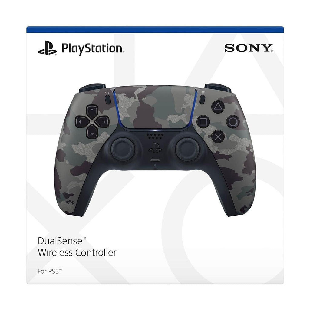 Sony PlayStation 5 DualSense Wireless Controller - Gray Camouflage