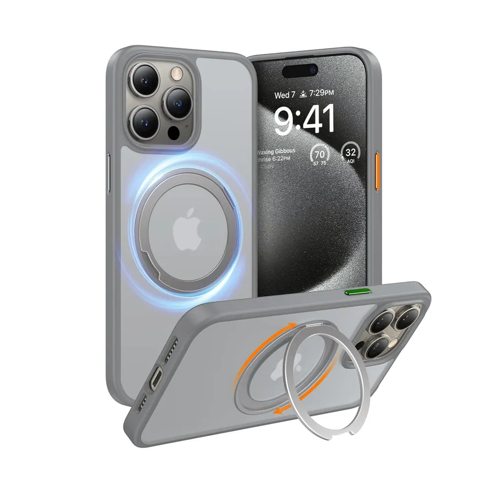Upro Ostand Pro Series For iPhone 15 Pro Max - Gray