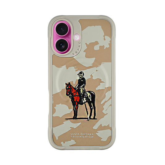 Santa Barbara Polo & Racquet Club Virgil Series Case for  iPhone 16 Plus - Biege