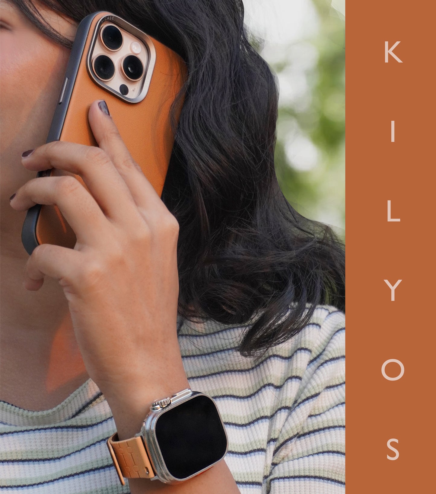 A-case Kilyos case for iPhone 16 Series - Brown