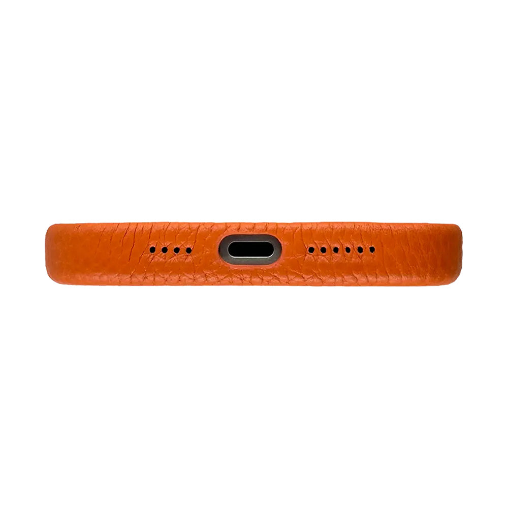 Amur Leather Case For iPhone 15 Series – Orange