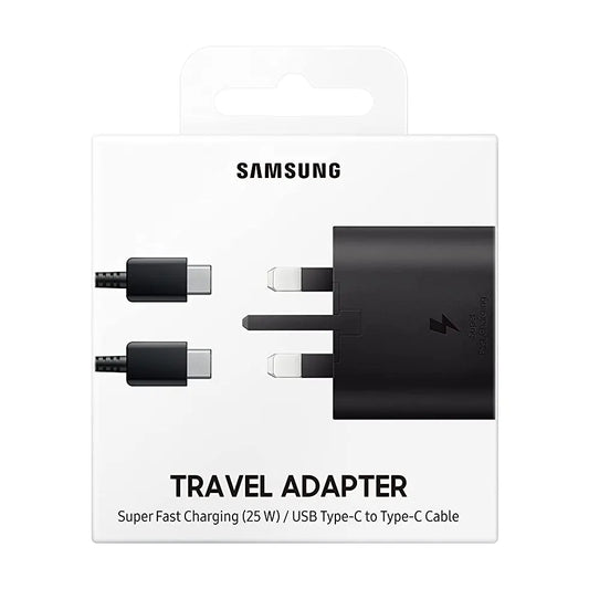 Samsung Original 25W Fast Charging USB-C Mobile Phone Mains Plug/Wall Charger