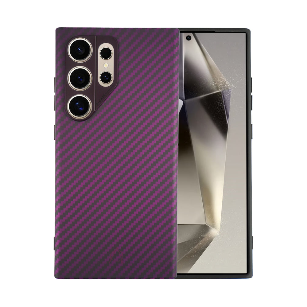 Savar carbon Fiber Case for S24 Ultra 1500D - Purple