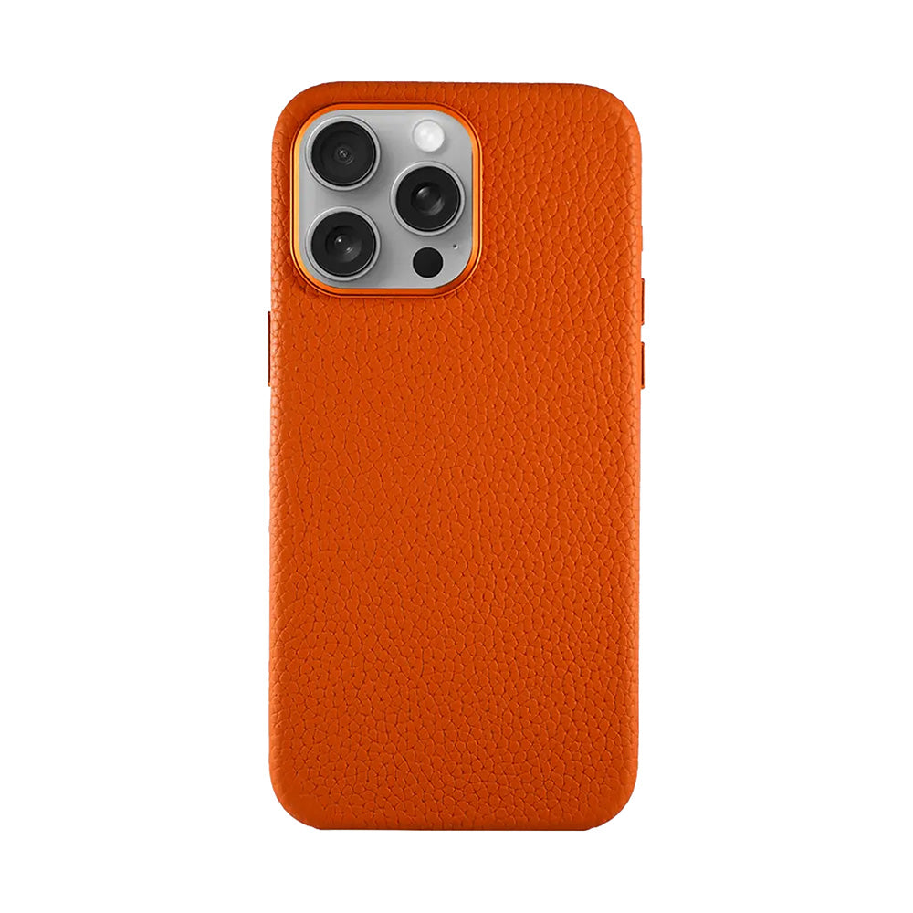 Amur Leather Case For iPhone 15 Series – Orange