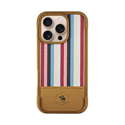 Santa Barbara Polo & Racquet Club Isaac Series Case for iPhone 16 Series - Brown