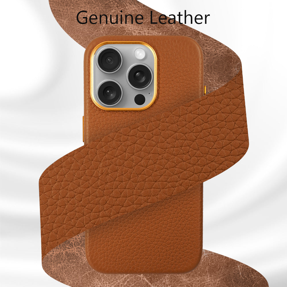 Amur Leather Case For iPhone 15 Series – Brown