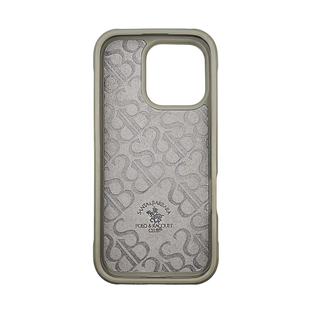 Santa Barbara Polo & Racquet Club Sagar Series Case for iPhone 16 Series - Gray