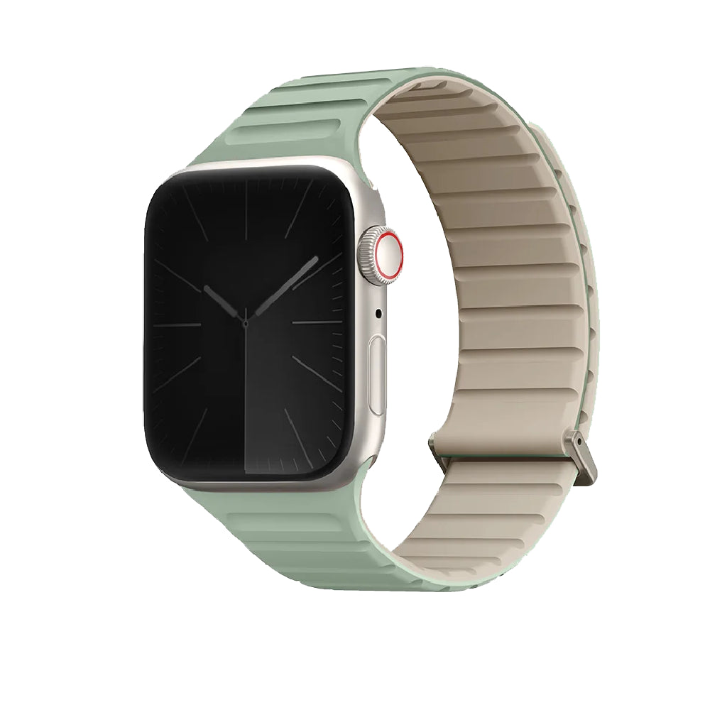 Uniq Revix Evo Reversible Magnetic Apple Watch Strap 49/45/44/42MM – Green / Yellow
