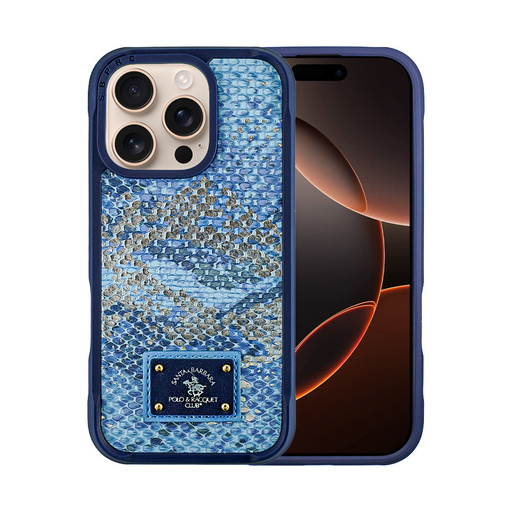 Santa Barbara Polo & Racquet Club Sagar Series Case for iPhone 16 Series - Navy