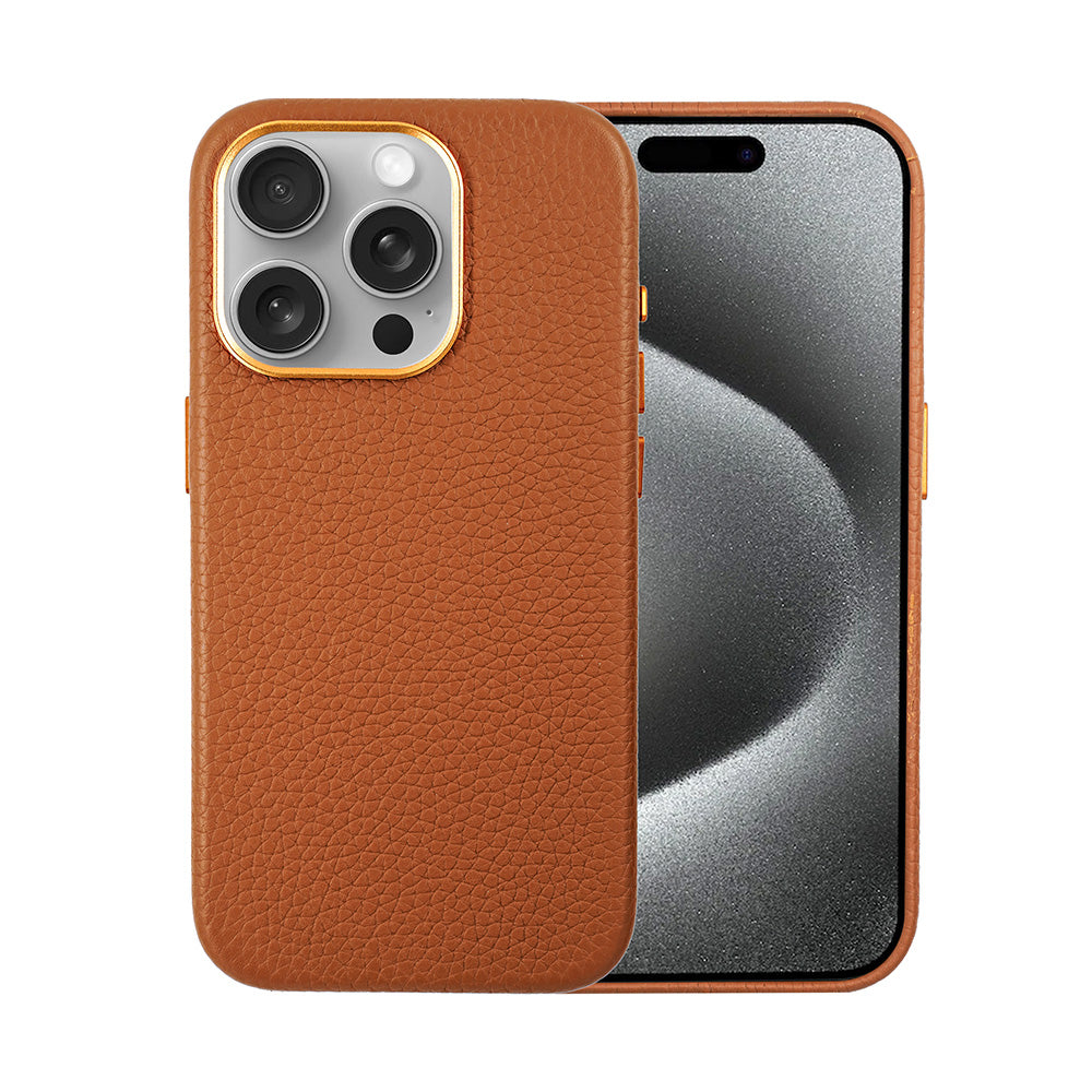 Amur Leather Case For iPhone 15 Series – Brown