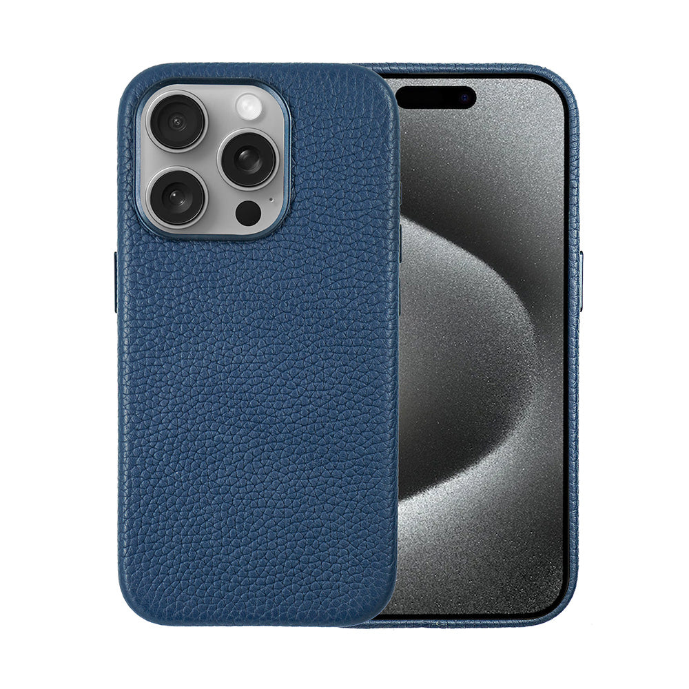 Amur Leather Case For iPhone 15 Series – Titanium