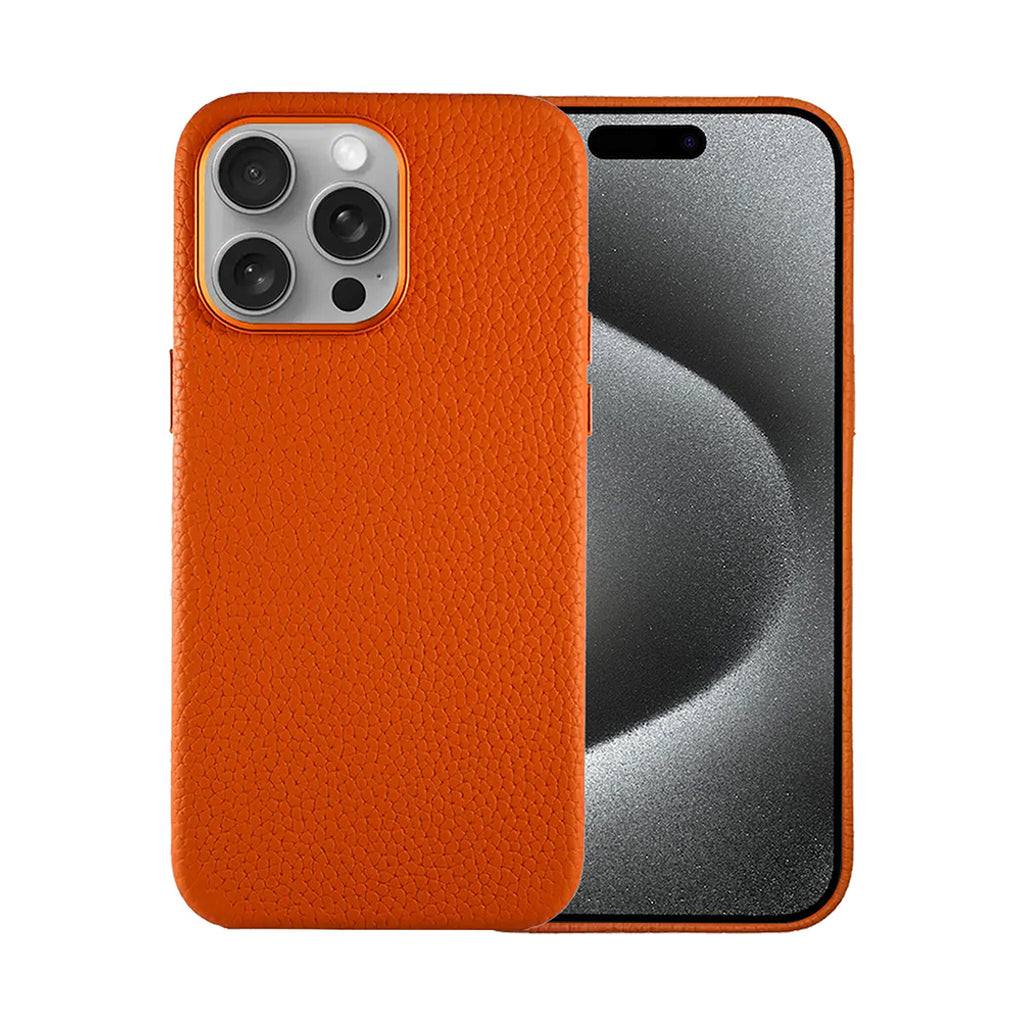 Amur Leather Case For iPhone 15 Series – Titanium