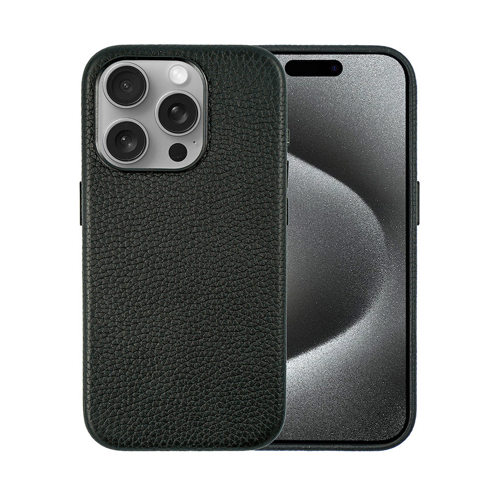 Amur Leather Case For iPhone 15 Series – Titanium