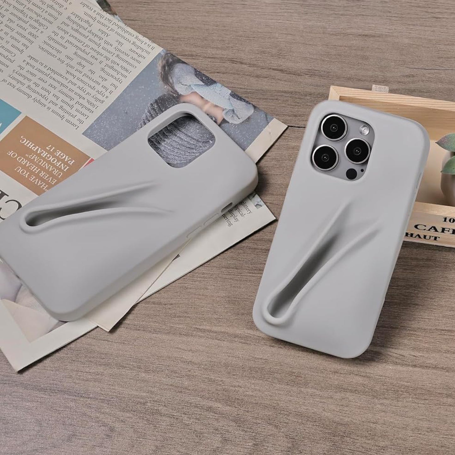 Rhode Lip Case iPhone 16 Pro Max ( Case Only ) - Gray