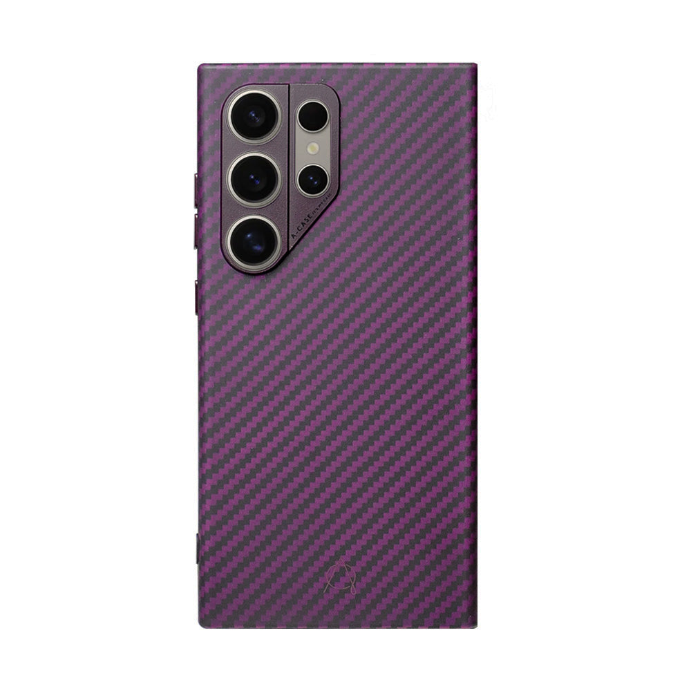 Savar carbon Fiber Case for S24 Ultra 1500D - Purple