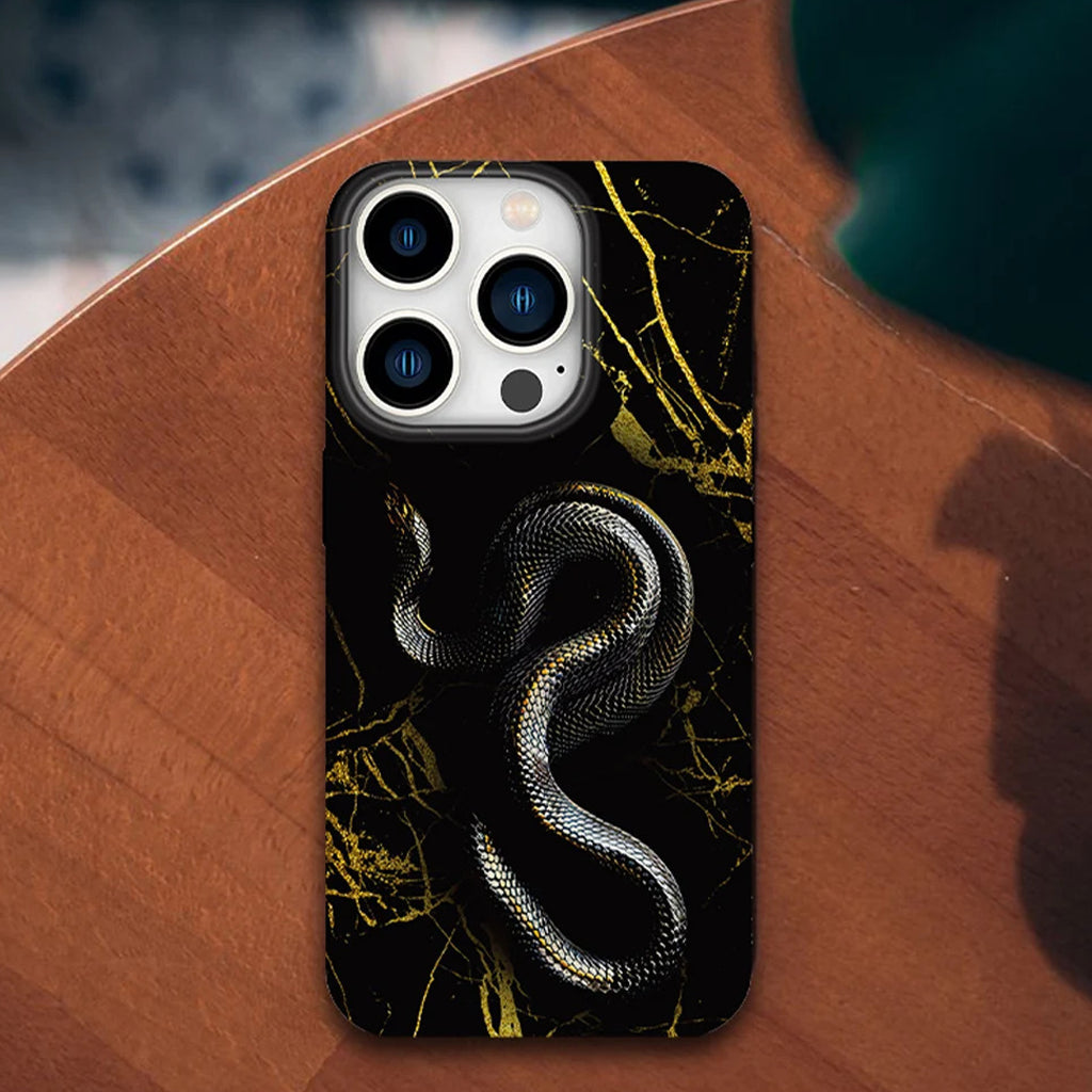 Wild Series IMD Printed Protective Case for Apple iPhone 15 Pro Max-(Snake)