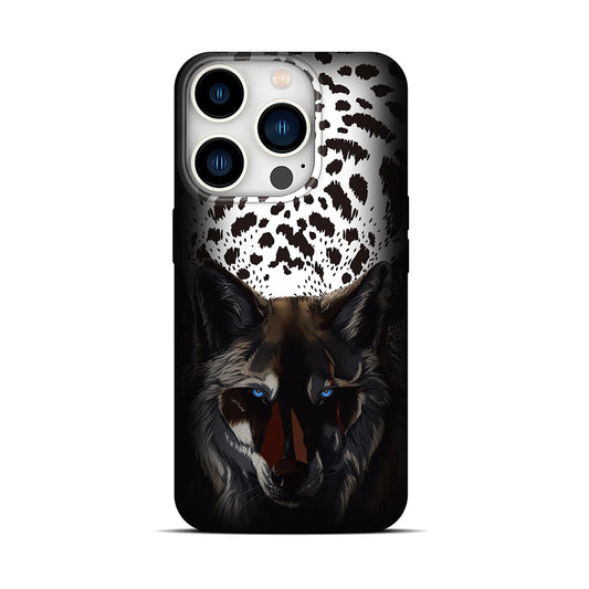 Wild Series IMD Printed Protective Case for Apple iPhone 15 Pro Max-(Wolf)