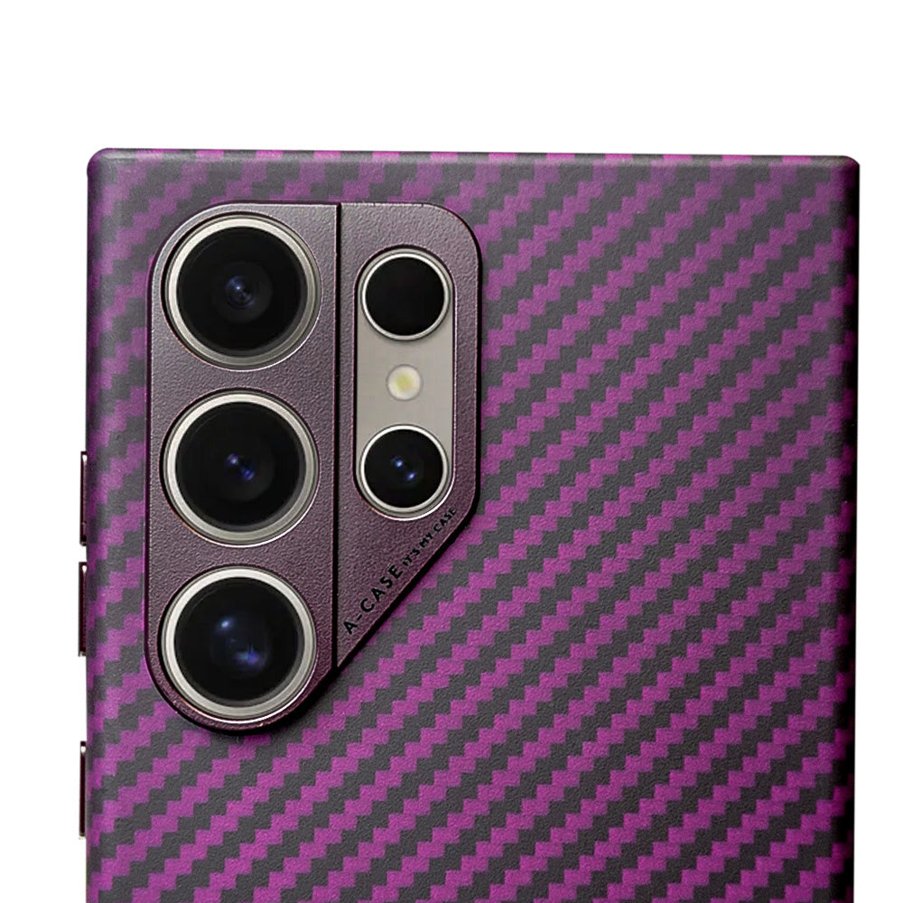 Savar carbon Fiber Case for S24 Ultra 1500D - Purple